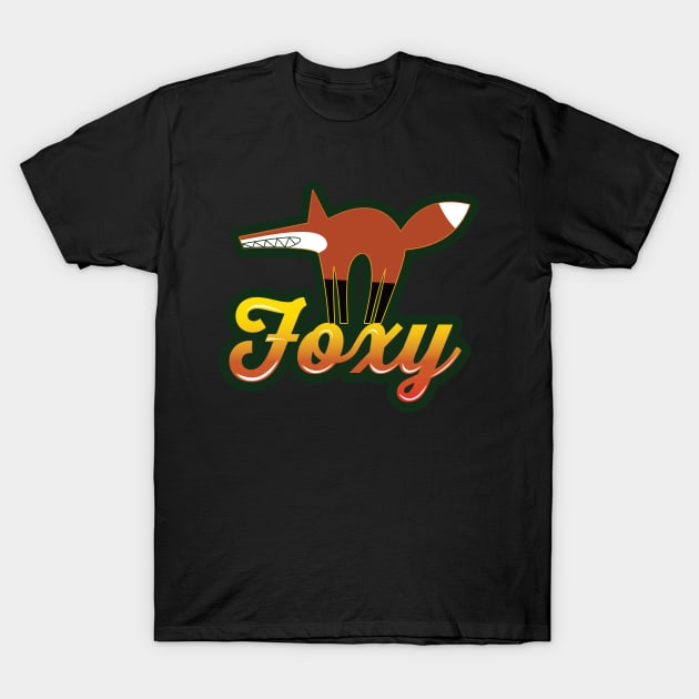 Cute Foxiest Fox T-Shirt by DanielLiamGill